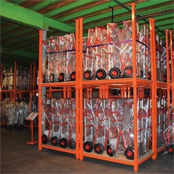 Rack mobile de stockage empilable 1800 kg hauteur des chandelles 1219 mm