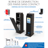 distributeur de gel hydro alcoolique sans contact mains pédale à pied Borne de désinfection sans contact anti COVID19 distributeur de gel hydro alcoolique sans contact mains pédale à pied Borne de désinfection sans contact anti COVID19