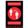 Tapis de sol distanciation sociale anti COVID 19 Tapis de sol distanciation sociale anti COVID 19