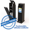 distributeur de gel hydro alcoolique sans contact mains pédale à pied Borne de désinfection sans contact anti COVID19 distributeur de gel hydro alcoolique sans contact mains pédale à pied Borne de désinfection sans contact anti COVID19