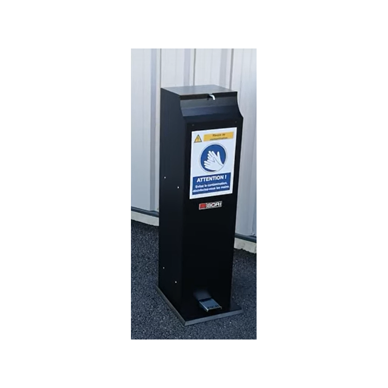 distributeur de gel hydro alcoolique sans contact mains pédale à pied Borne de désinfection sans contact anti COVID19 distributeur de gel hydro alcoolique sans contact mains pédale à pied Borne de désinfection sans contact anti COVID19
