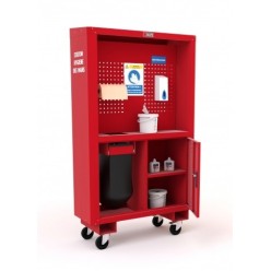 station d'hygiène mains désinfection anti covid