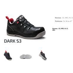 chaussures de sécurité DARK S3 HRO SRC HI CI