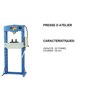 presse d'atelier 30 tonnes course 150 51-1131 mm