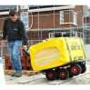 Chariot multi-roues pour transport de matériaux sur chantiers