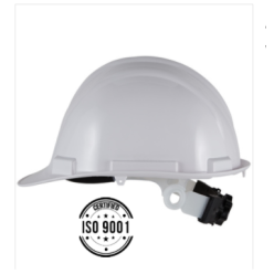 casque de chantier EN ABS 4 points de fixation coiffe textile  HG902
