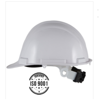 casque de chantier EN ABS 4 points de fixation coiffe textile  HG902