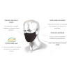 MASQUE DE PROTECTION en tissu elastiqué anti covid 19 certifié CE LAVABLE tissu élastique taille unique MASQUE DE PROTECTION en tissu elastiqué anti covid 19 certifié CE LAVABLE tissu élastique taille unique
