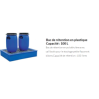 Bac de rétention capacité 100 Litres en polyéthylène avec caillebotis