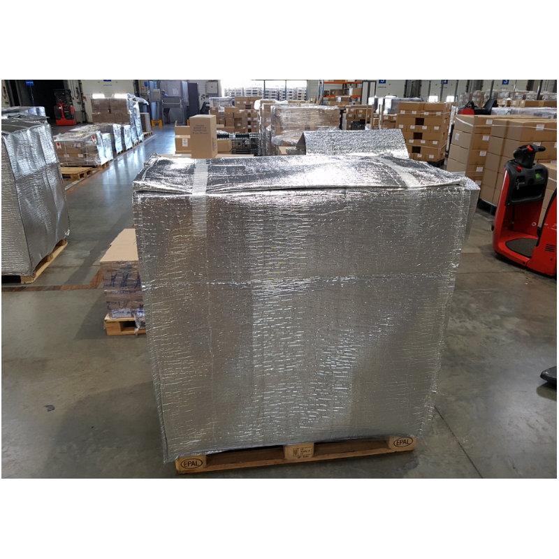 Housse d'isolation thermique de palette 125x115x125 cm