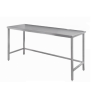 Table inox professionnelle sur pieds 1200x700x750 mm inox 304